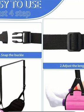 Airplane foot hammock